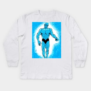 DR. MANHATTAN Kids Long Sleeve T-Shirt